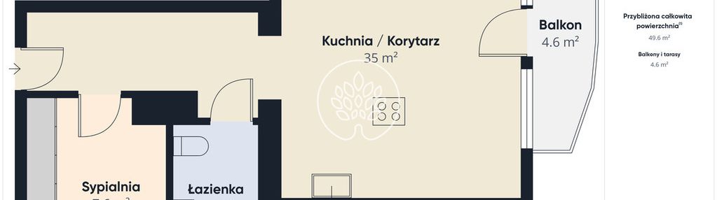 Fordon | 49,58 m² | 2 pokoje i parter