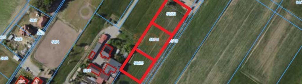Olszyna, 3 działki budowlane, media, 3.290 m2