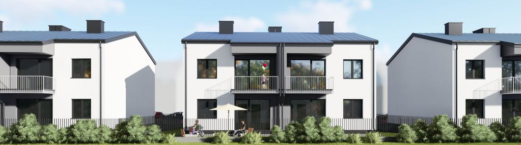 Gotowe 1 piętro. 4-pokojowe z ogrodem i 2x parking