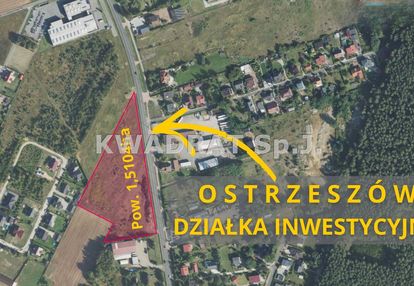 Działka inwestycyjna pow. 1.5104ha - ostrzeszów