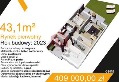 Mieszkanie 2-pokojowe z ogrodem gotowe ikw 2024