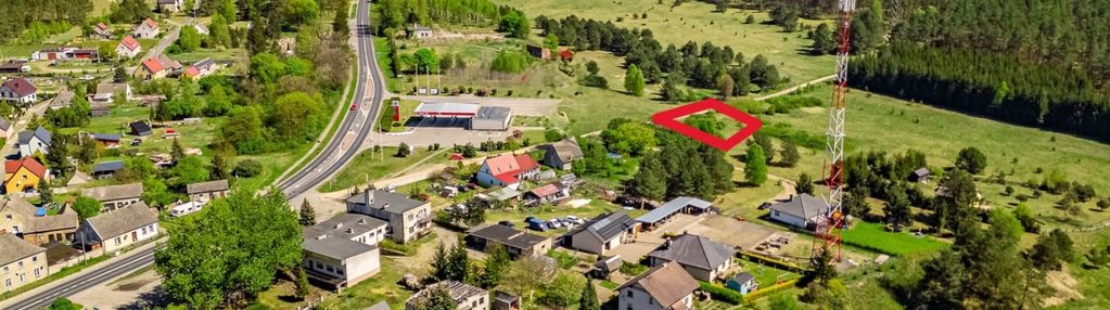 Działka z możliwością zabudowy blisko las i rzeka