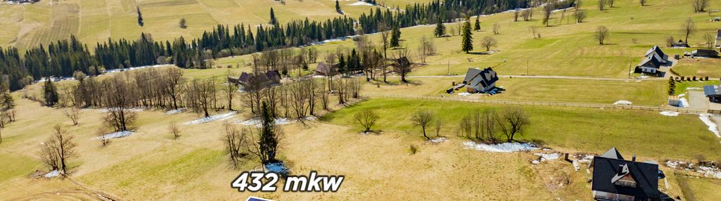 Działka budowlana sierockie – widok na tatry