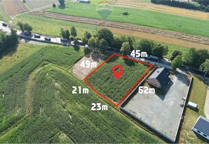 Działka budowlana z usługami 2416 m² w dankowicach