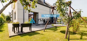 Wyjątkowy bliźniak z ogrodem i panoramą okolicy