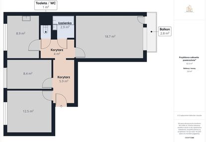 1 piętro / świetna lokalizacja / balkon