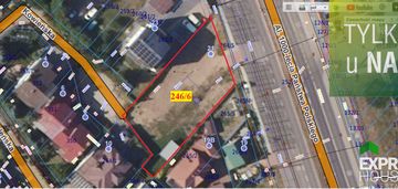 Działka budowlana w mieście blisko centrum