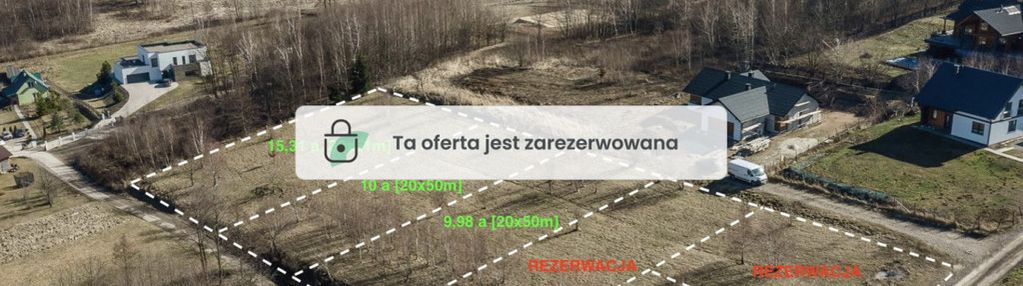 Piękna działka z wz 11,25 ar - zielone wzgórze