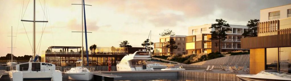Apartament premium z mariną i widokiem na wodę