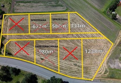 Działka budowlana frydek ul. miodowa 1238 m2