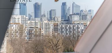 3 pokoje na poddaszu 85m² | metro | widok