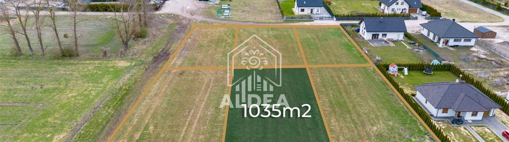 Ustawna działka 1035m² w krążkowie