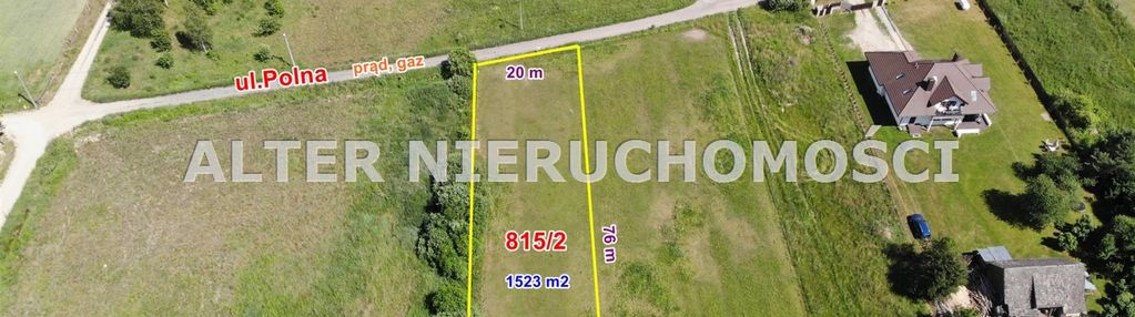 Ciasne - dzialka z warunkami zabudowy!