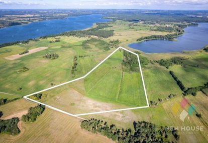 Dz. budowlana, mazury, 17 ha, linia brzegowa,tałty