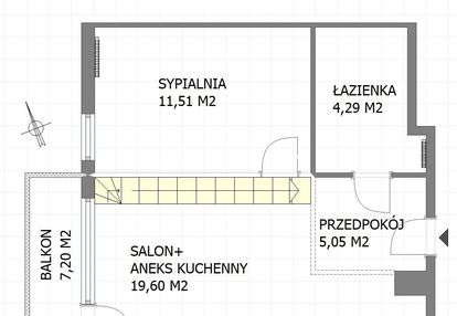 Nowe 2 pokojowe z dużą antresolą ul. stawowa.