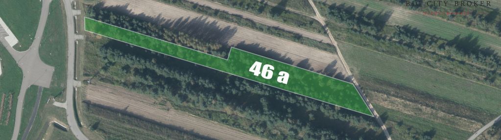 Działka budowlano-komercyjna 46 arów