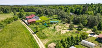 Malownicza działka 4397m2  graniczna wieś