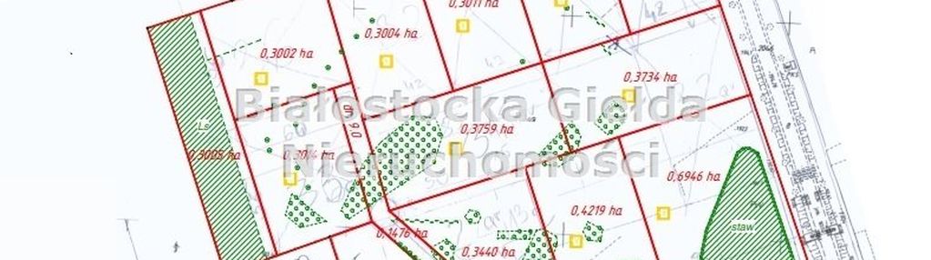 Działki budowlane w pięknej okolicy dziewiczy ług