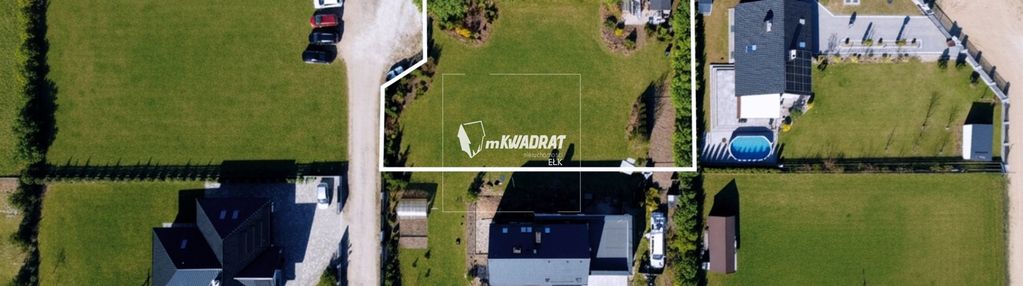 Działka gotowa pod budowę.