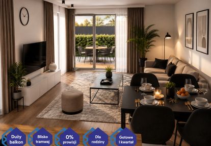 ✨️rodzinne✨sadyba✨balkon30m✨tramwaj✨smart✨