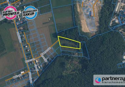 Działka pod lasem 15km od gdańska.