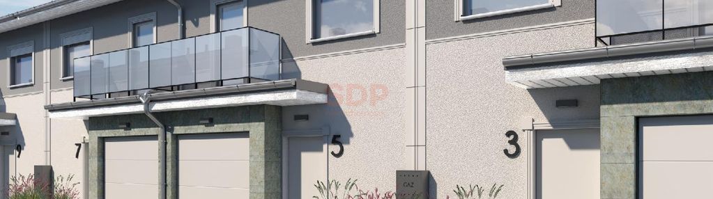 Szereg z ogródkiem, garaż, 4pok. na południu