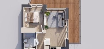 Sunrise park | mieszkanie nr 3.1 | 2 pokoje 32,56 m2 + balkon |
