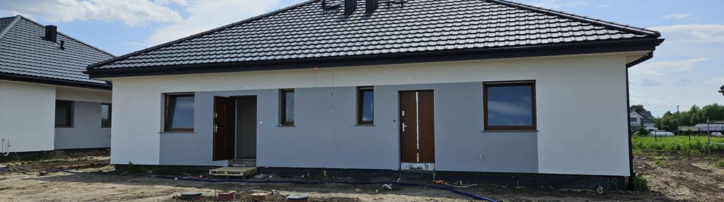 Bliźniak, światłowód, duża działka, pompa ciepla