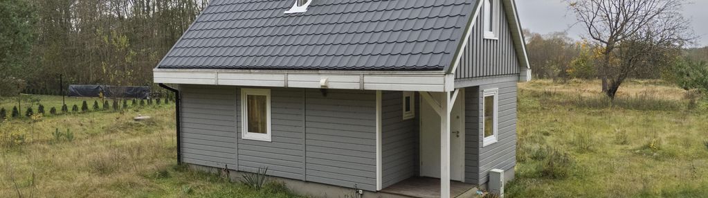 Dom na skraju lasu na mazurach