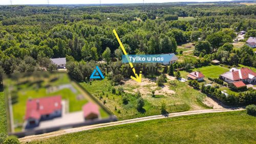 Malownicza działka 4397m2 graniczna wieś