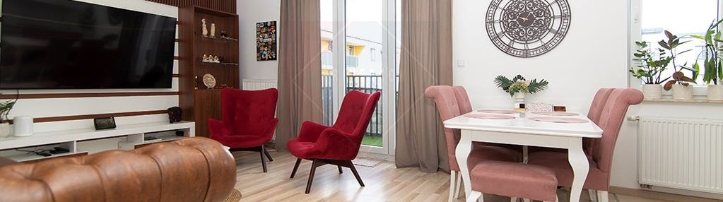 Nowoczesne 3 pokoje z balkonem, garażem i komórką