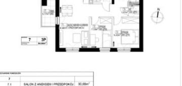 3-pokojowe mieszkanie w ząbkach