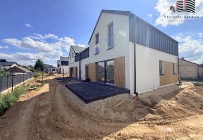 Nowoczesny bliźniak 128 m² | działka 450 m²