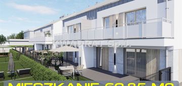 Mieszkanie 63,85m2 + balkon + ogródek - baranów