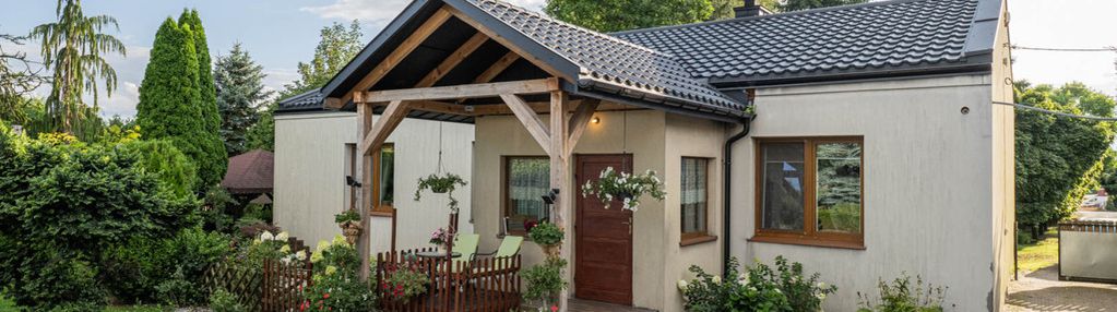 Rustykalny dom + duże hale - 2 km od radomia