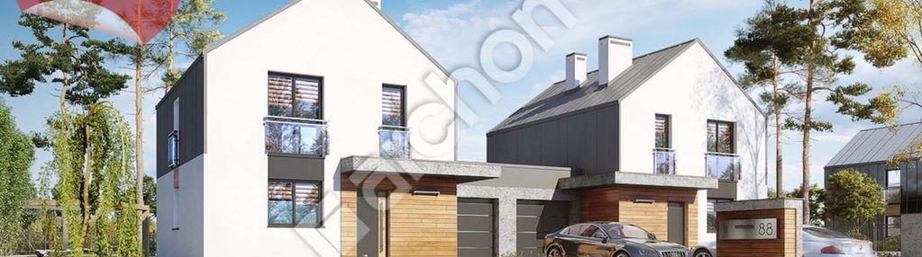 Dom bliźniak w rozgartach