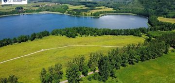 Działka nad jeziorem mleczówka /mazury