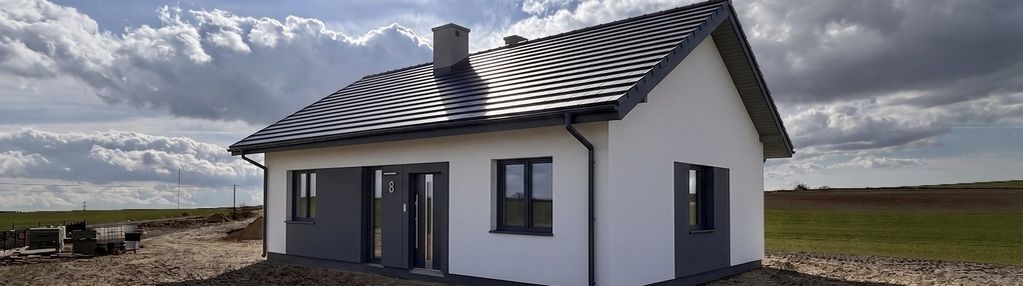 Dom w stanie deweloperskim przy zalewie ślesińskim