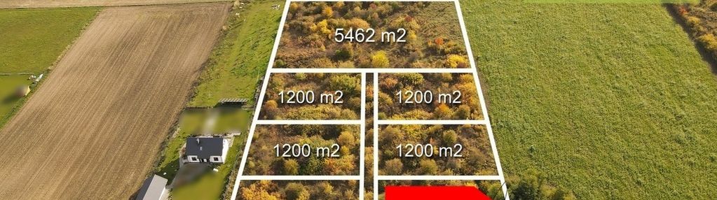 Działki budowlane / 1200m2 / żuraw, gm. janów