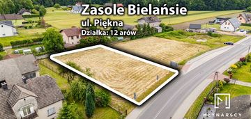 12 arów przy ul. pięknej! | okazja |