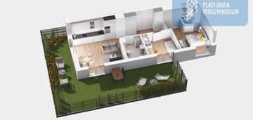 Ogród 64m !!! | garaż 1000zł | klucze czekają 0%