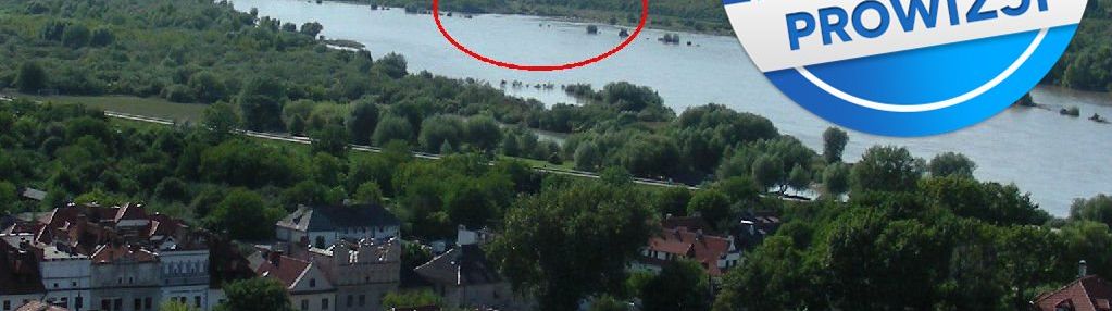 Działka nad rzeką wisłą