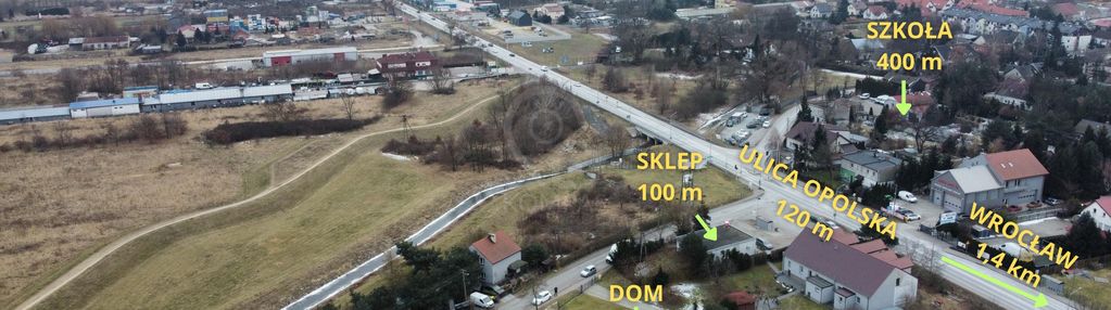 Radwanice | dom z potencjałem | 1,4km od wrocławia