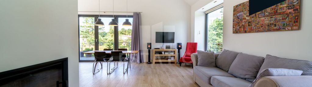 Nowoczesny dom typu studio | taras | widok