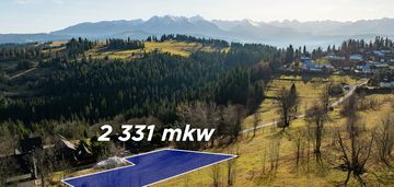 Widokowa działka rzepiska