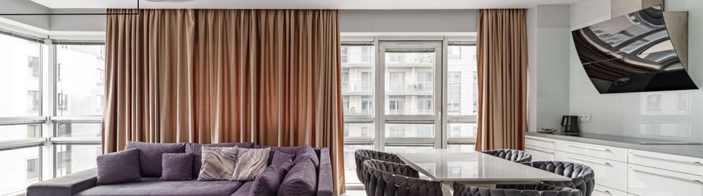 Apartament z panoramą centrum warszawy