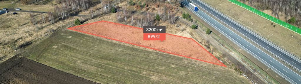 Działka ok. 3200 m2|mpzp zab.usługowa