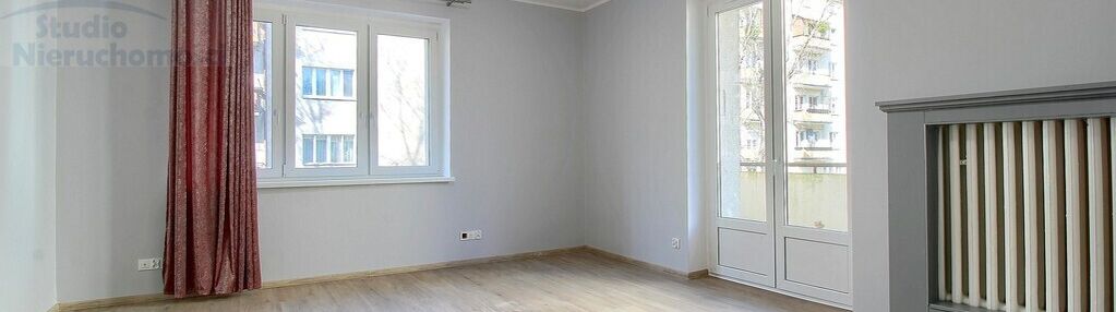 Świeżo po remoncie, nieumeblowane 2 pok., balkon