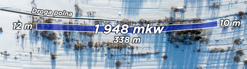 Działka rolna widokowa biały dunajec