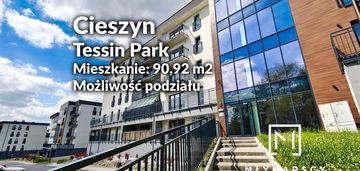 Mieszkanie 90 m² | 4 pokoje | tessin park
